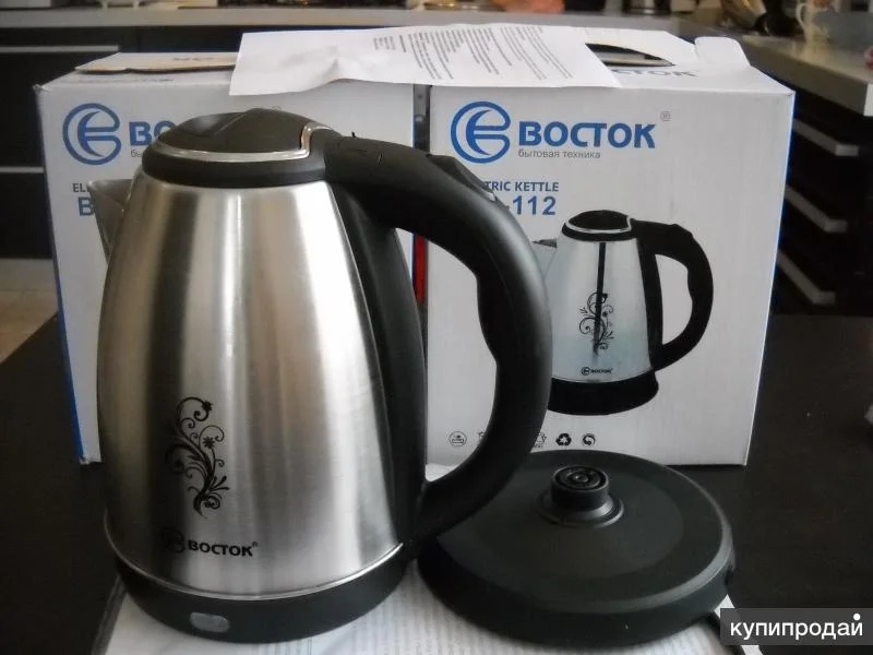 Эл,чайник Восток Стиль ВС-010. 2,0л 2000Вт нерж.сталь ЦВЕТНОЙ АКЦИЯ!!!