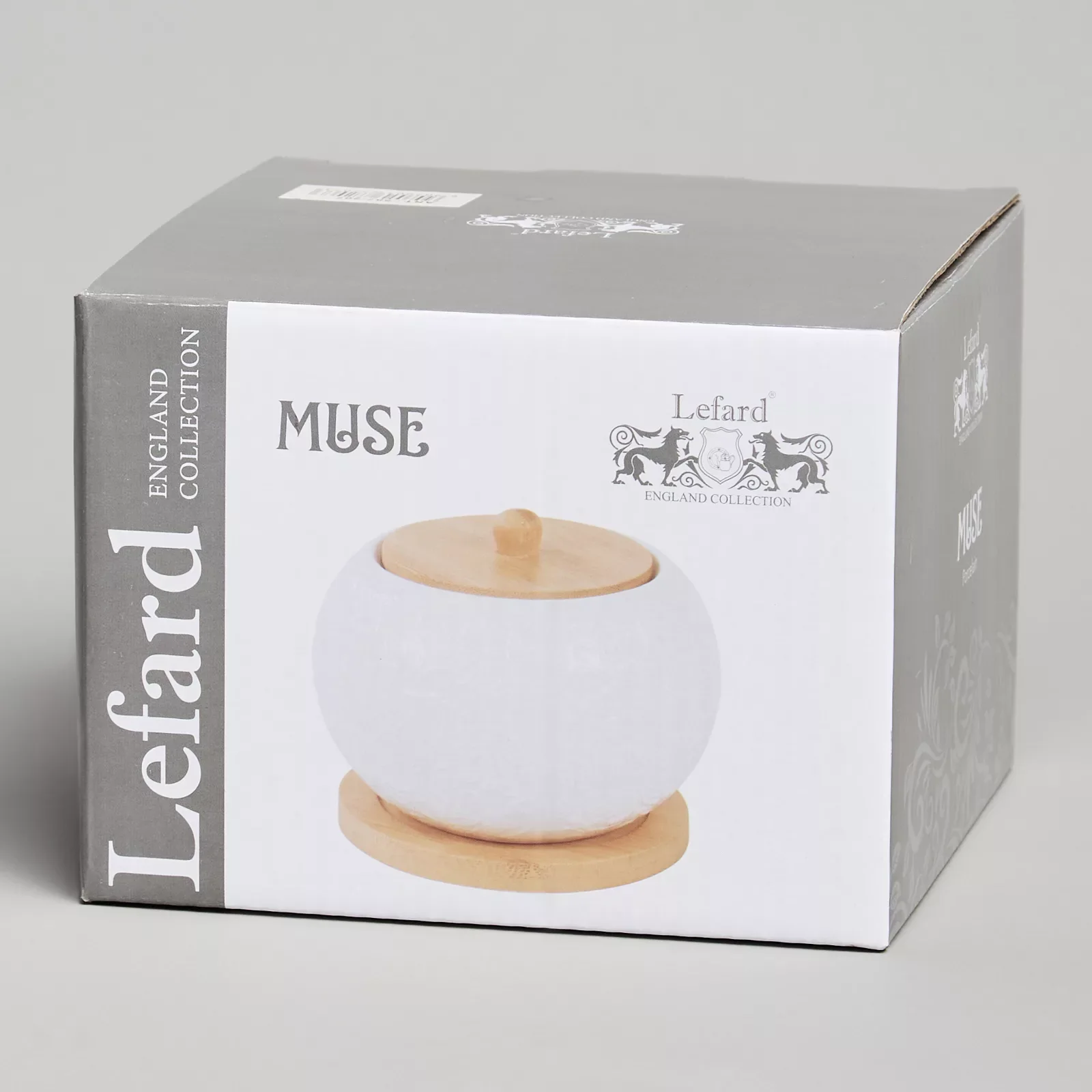 САХАРНИЦА LEFARD "MUSE" С ДЕР.КРЫШКОЙ НА ДЕР.ПОДСТАВКЕ 12*9,5 СМ 450 МЛ
