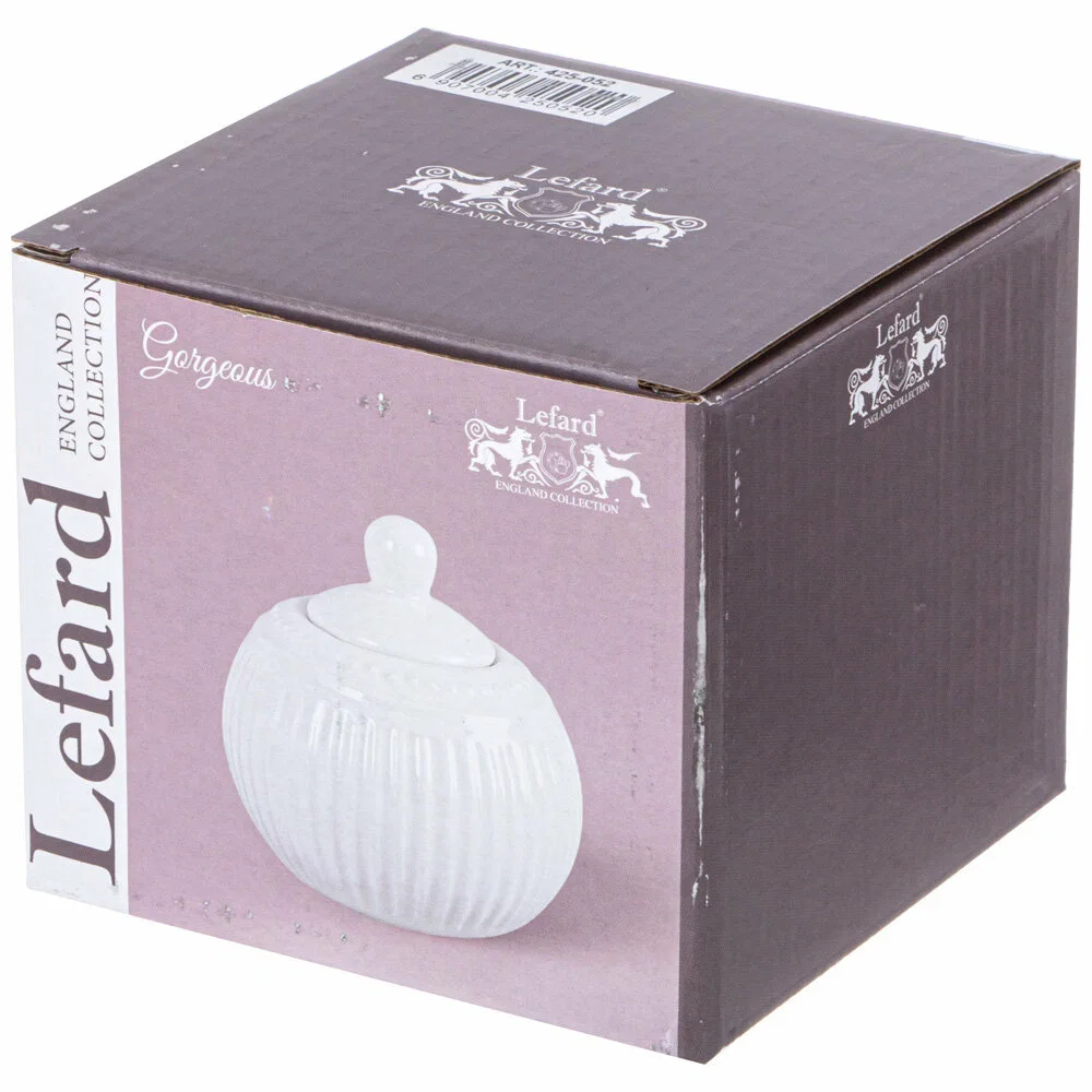 САХАРНИЦА LEFARD "PEARL" 6,5*10 СМ 300 МЛ (КОР=24ШТ.)