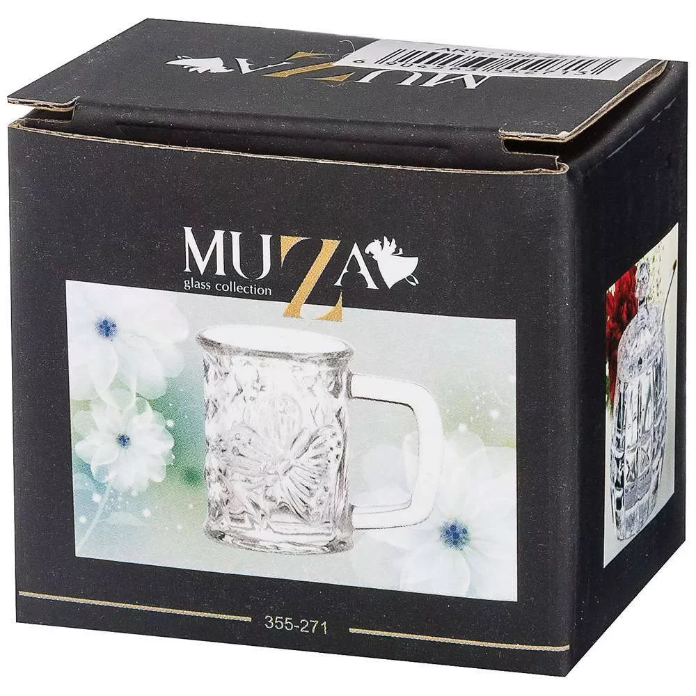 ПОДСТАВКА ДЛЯ ЗУБОЧИСТОК 3.5*3.5 СМ. ВЫСОТА=5 СМ. КОЛЛЕКЦИЯ "MUZA" (КОР=72ШТ.)