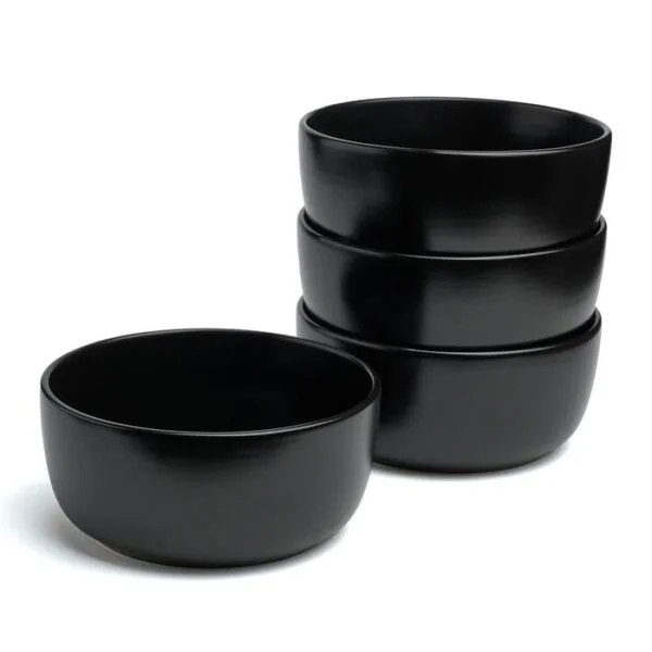 НАБОР САЛАТНИКОВ BRONCO "CHOICE BLACK" 15 СМ 4ШТ
