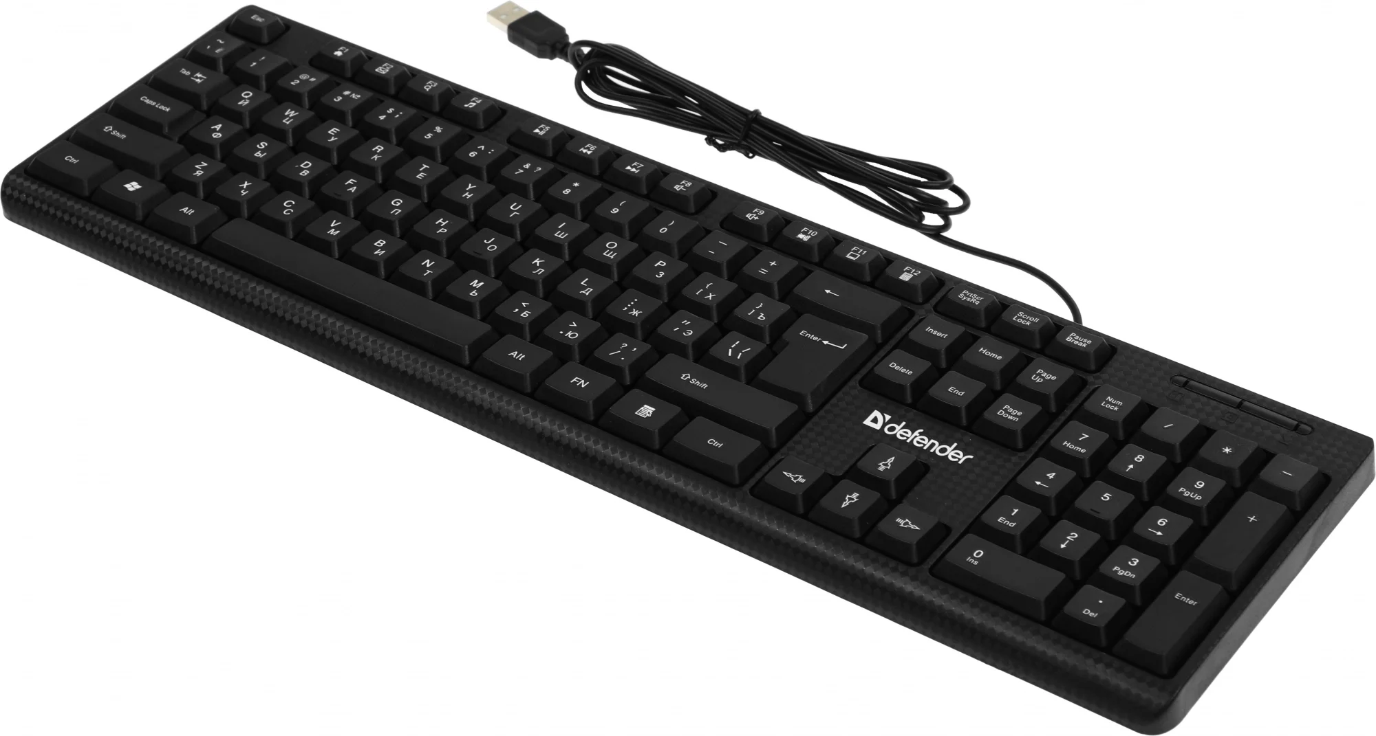 Клавиатура Defender Daily HB-162 проводная, USB, чёрный