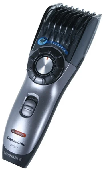 Машинка для стрижки Panasonic ER217S520 серебристый (насадок в компл:1шт)