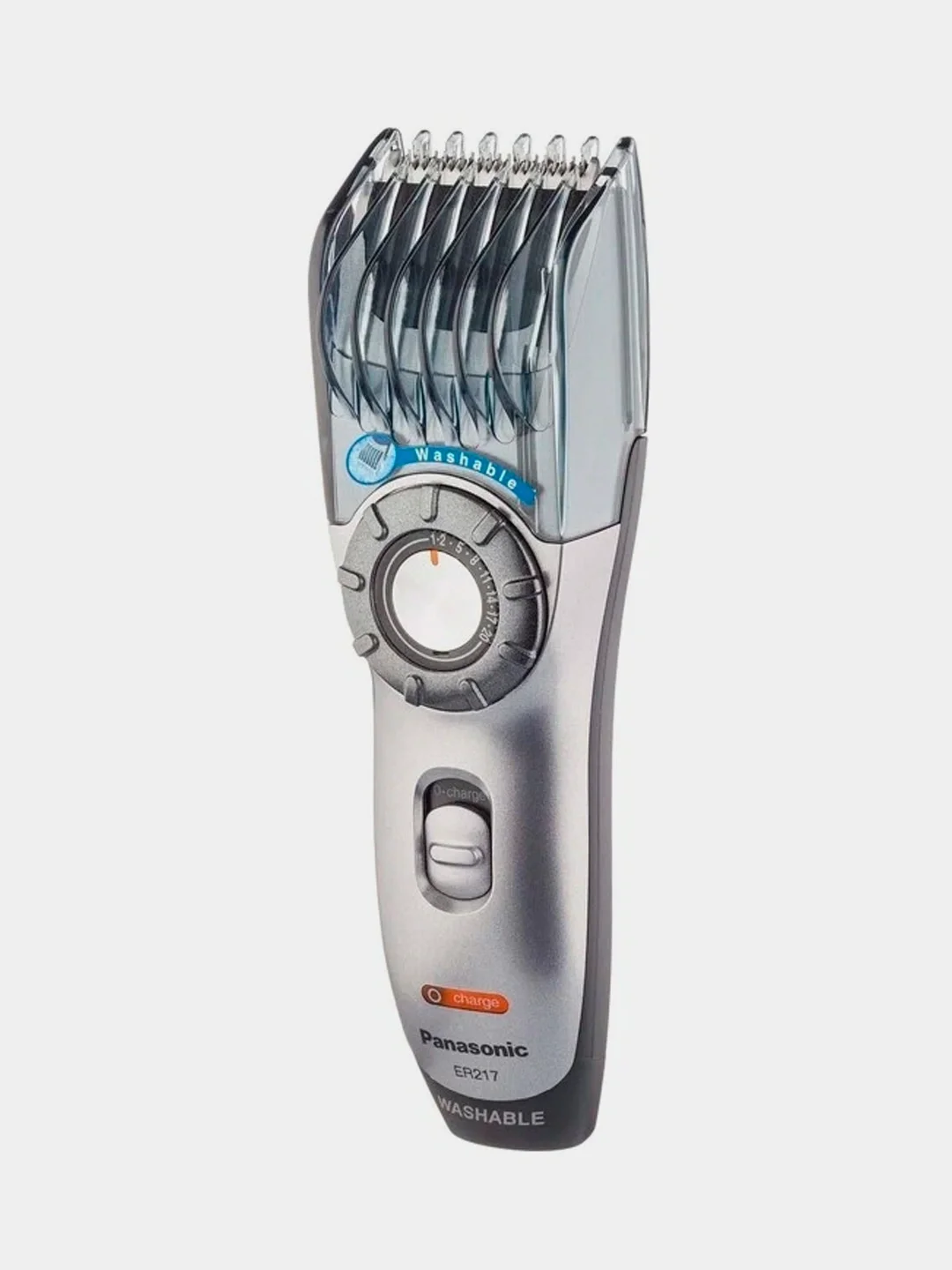 Машинка для стрижки Panasonic ER217S520 серебристый (насадок в компл:1шт)