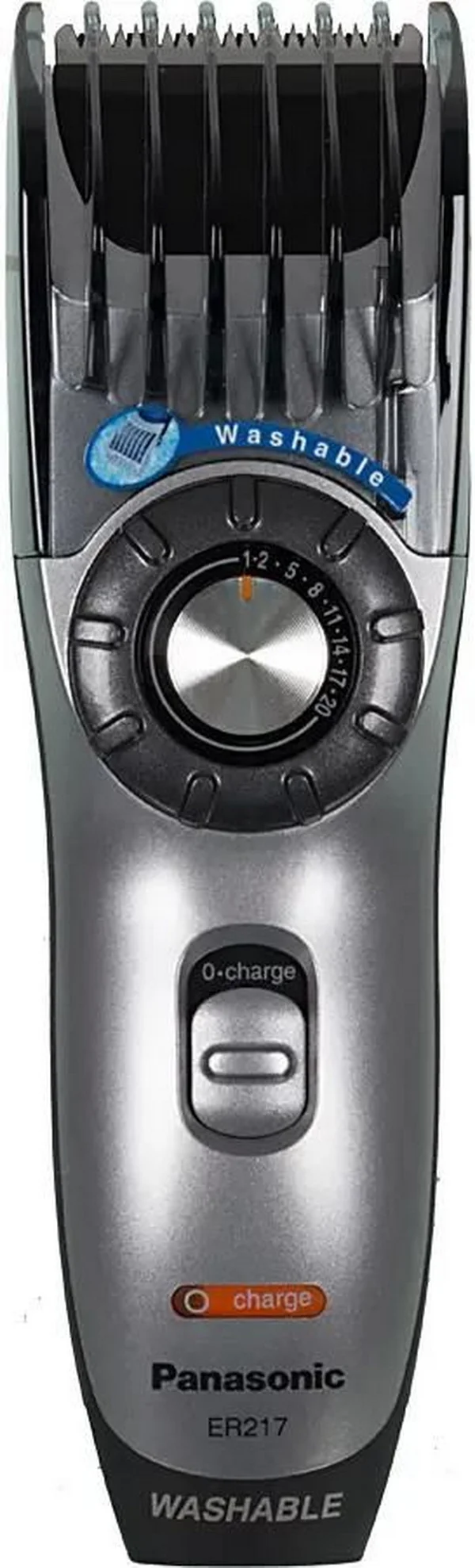 Машинка для стрижки Panasonic ER217S520 серебристый (насадок в компл:1шт)