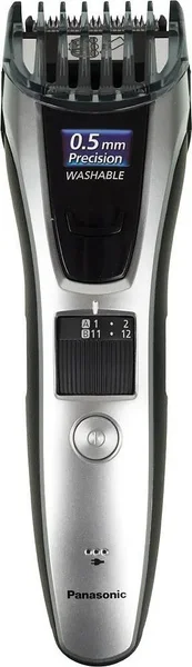 Машинка для стрижки Panasonic ER-GB70-S520 серебристый/черный (насадок в компл:2шт)