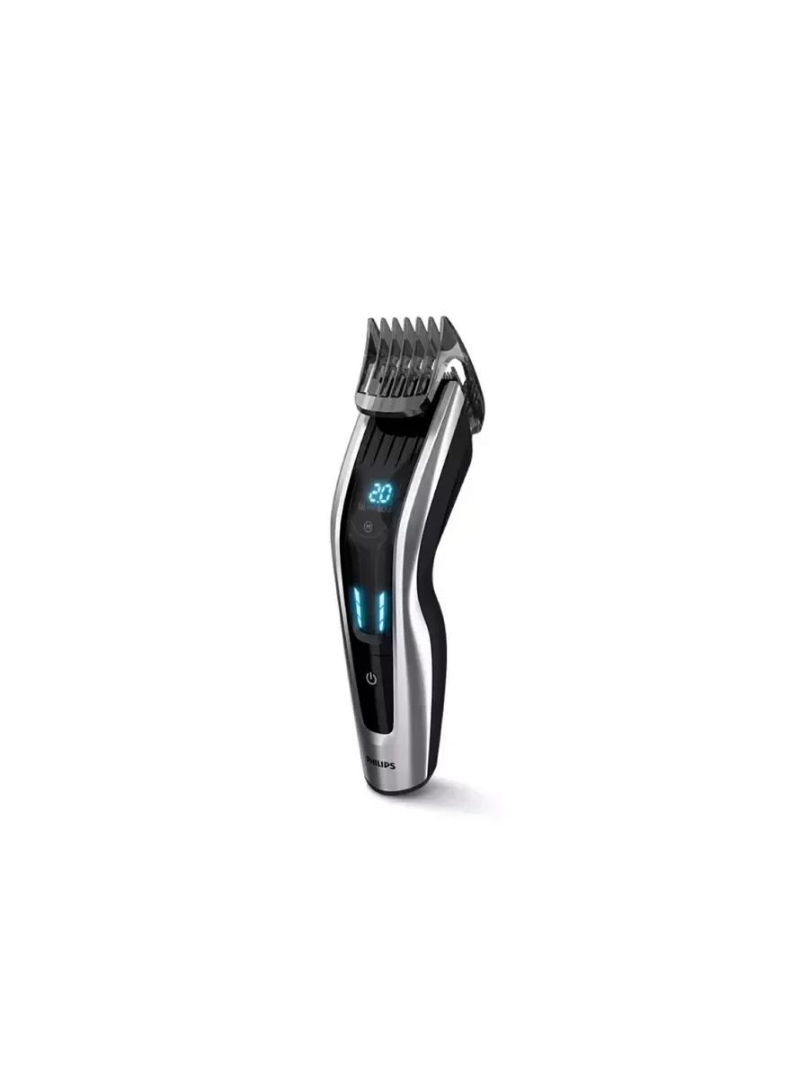 Машинка для стрижки Philips HC9420/15 серебристый/черный (насадок в компл:3шт)