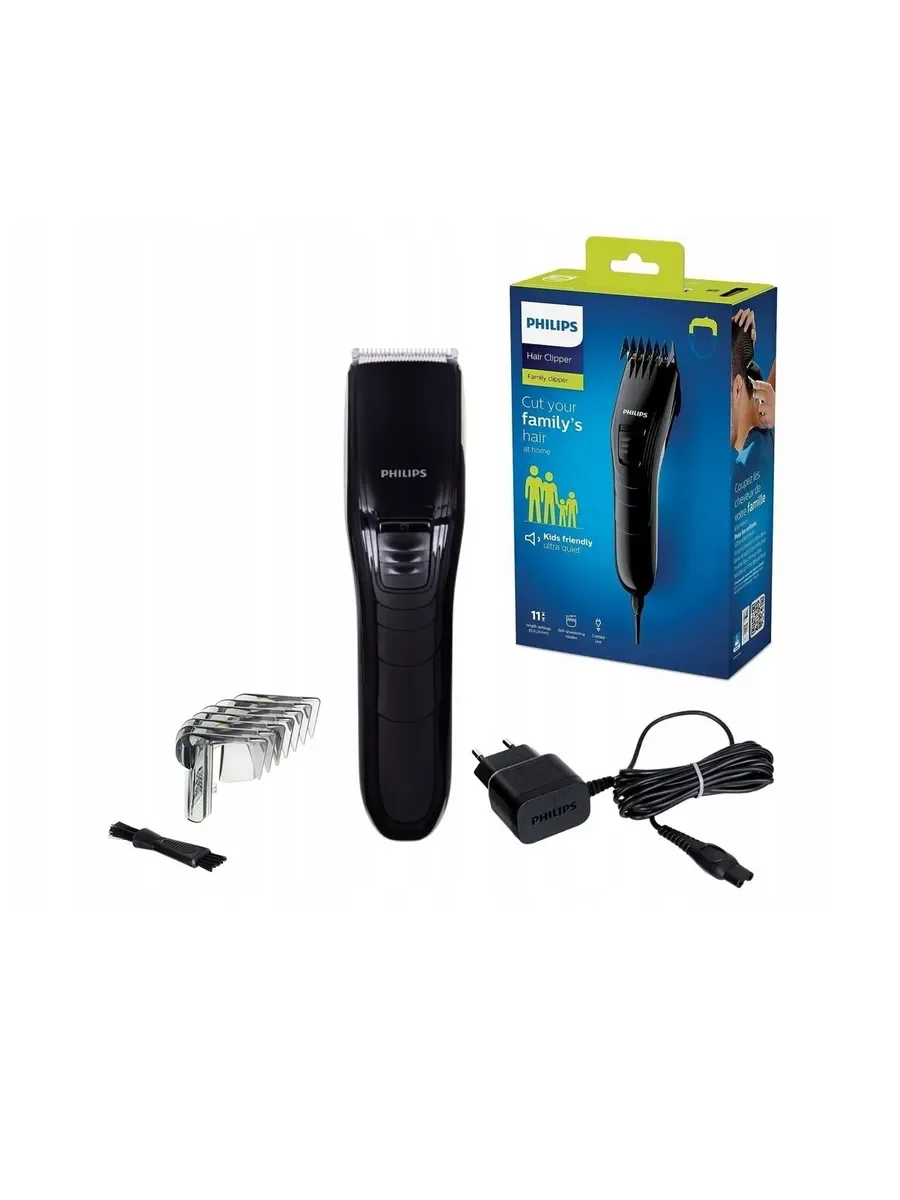 Машинка для стрижки Philips, черный