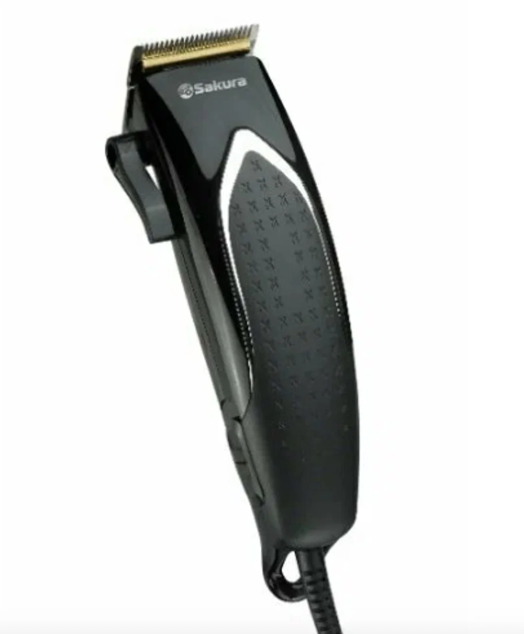 Машинка для стрижки Sakura SA-5110BK Premium титан 4гребня сетев