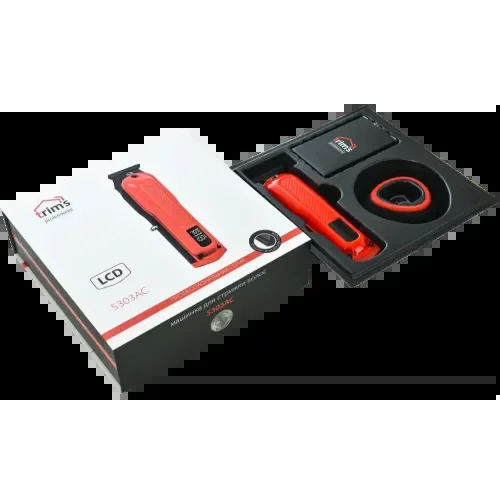 Машинка для стрижки БЕРДСК TRIM`S 5303АС красный