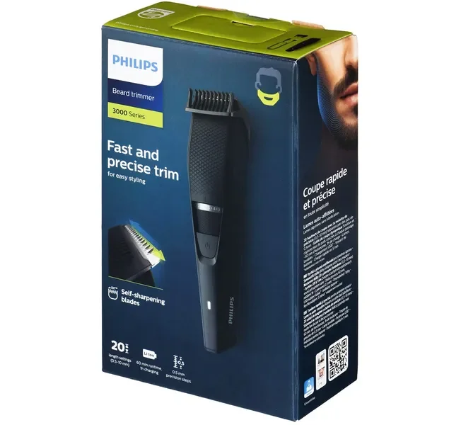 Триммер Philips Series 3000 BT3234/15, черный