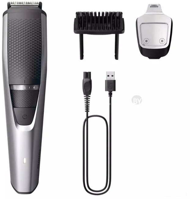 Триммер Philips Series 3000 BT3239/15, 5Вт, серебристый/серый