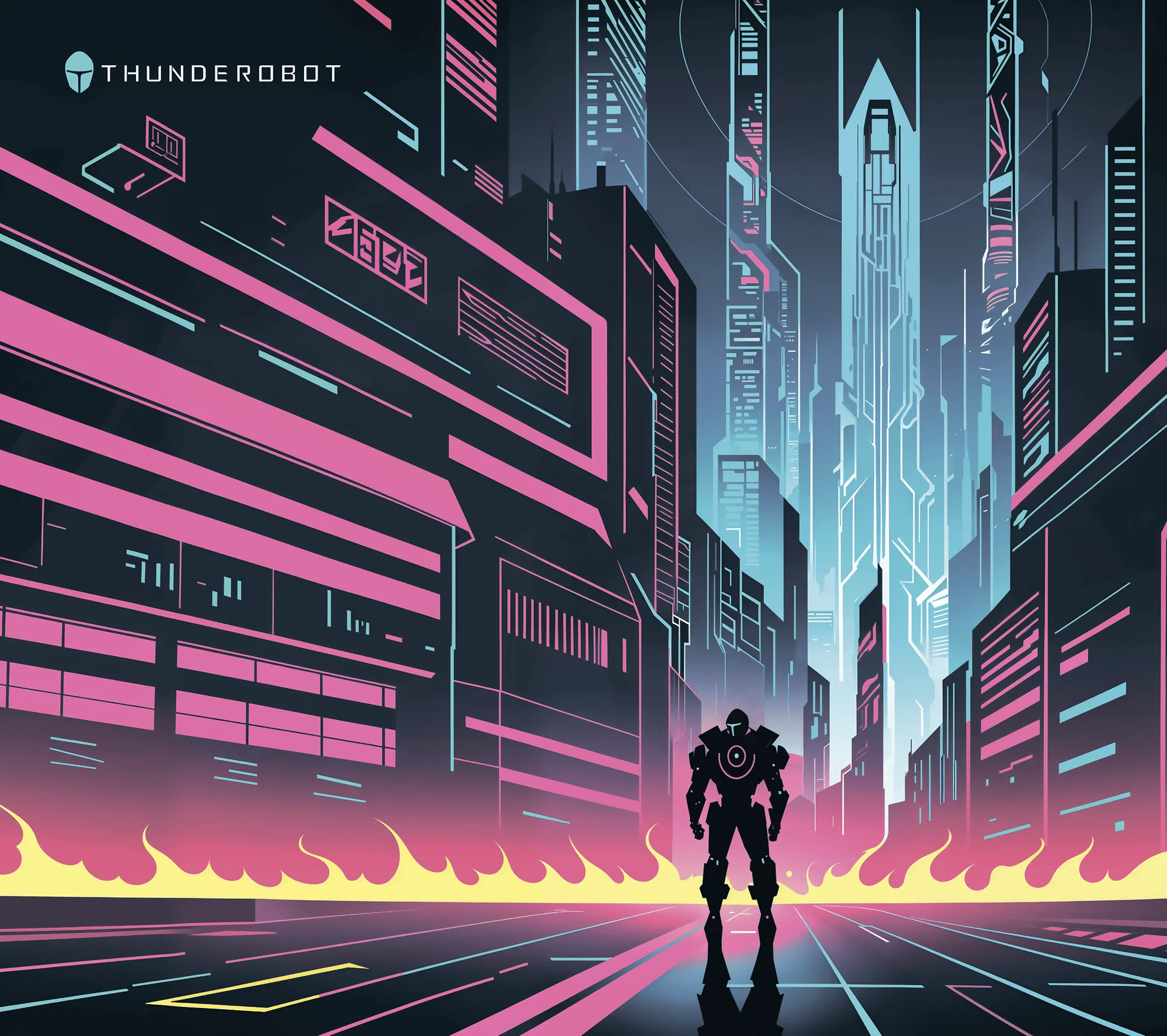 Коврик для мышек Thunderobot MC4 Cyber City