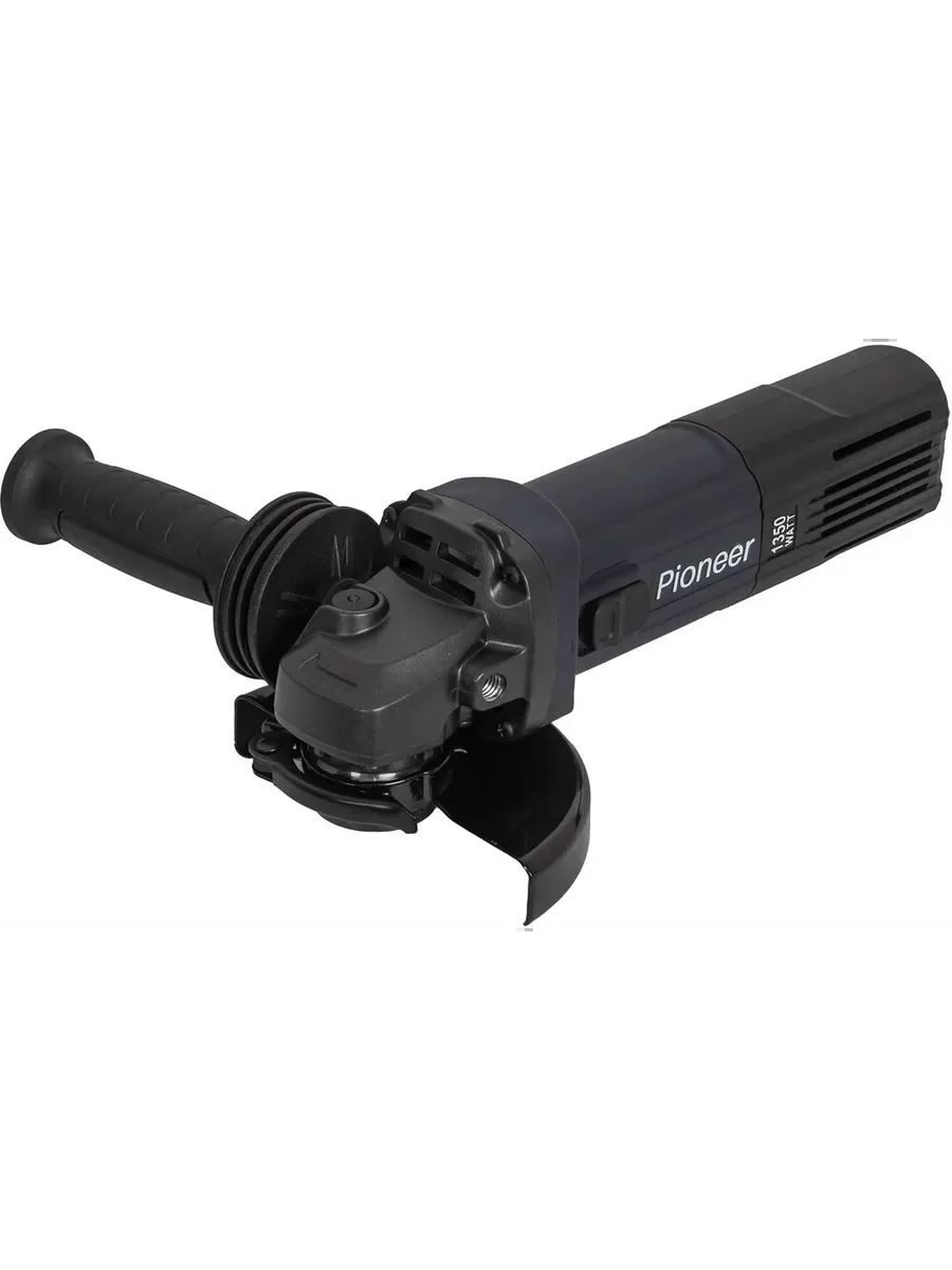 УШМ Pioneer AG-E1350-125-01. 1350Вт D 125мм 4000-11000об/мин. Регулировка скорости