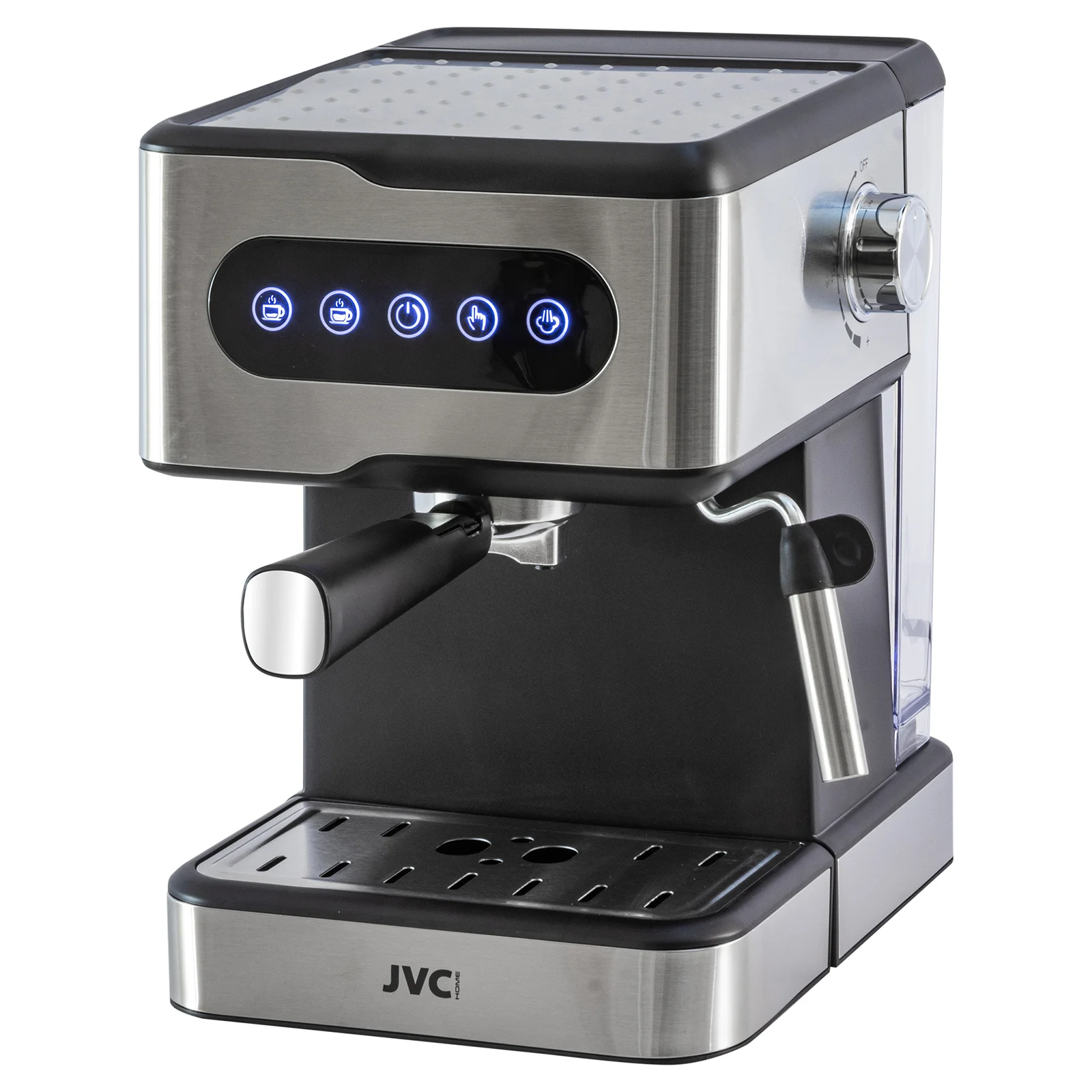 Кофеварка JVC JK-CF35 рожковая, 950Вт.,резервуар для воды 1500 мл давлен 20 бар 300x220x265 мм