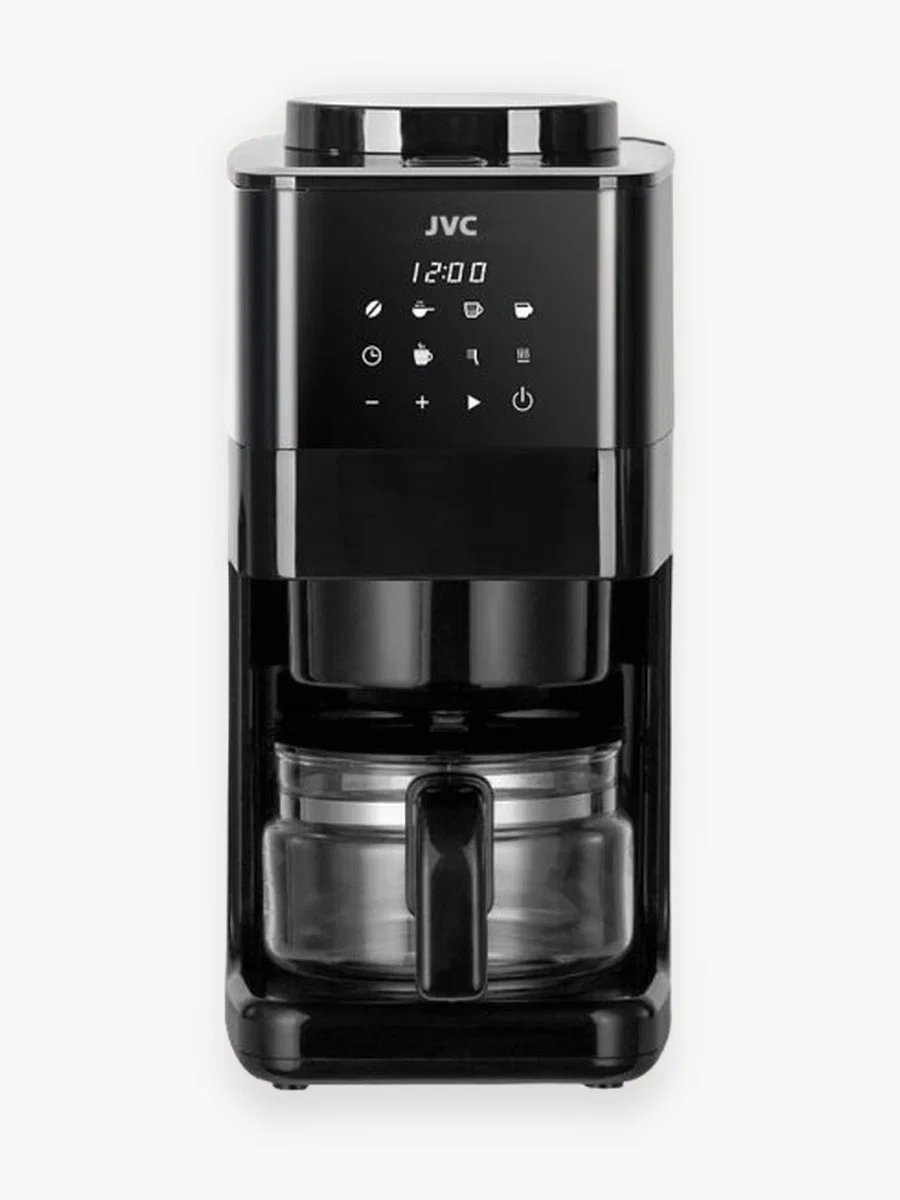Кофеварка JVC JK-CF37,капельная,Объем для воды 600 мл.,730Вт.,Led дисплей с часами.
