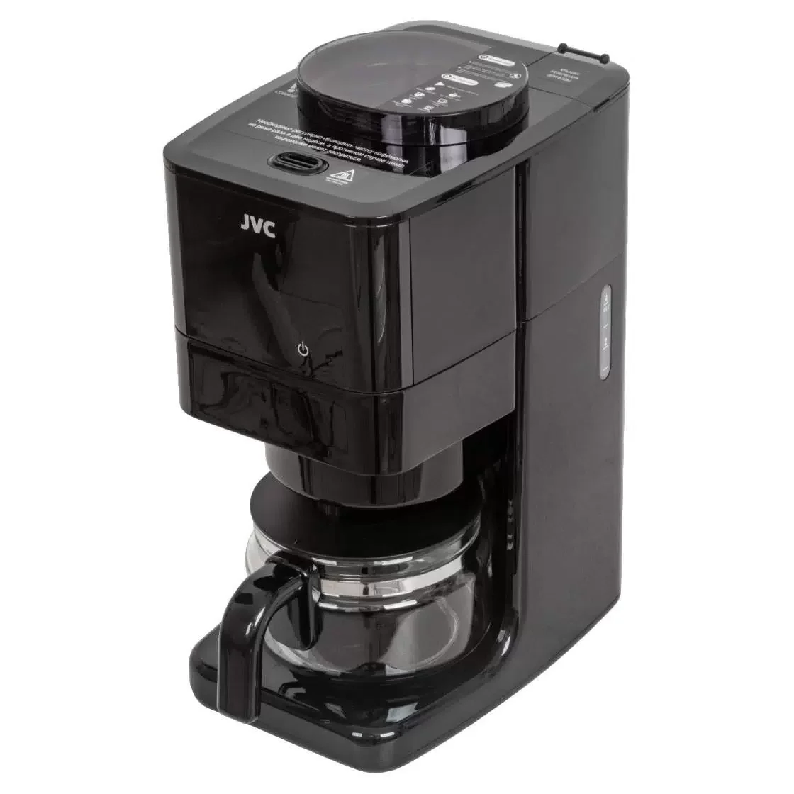 Кофеварка JVC JK-CF37,капельная,Объем для воды 600 мл.,730Вт.,Led дисплей с часами.