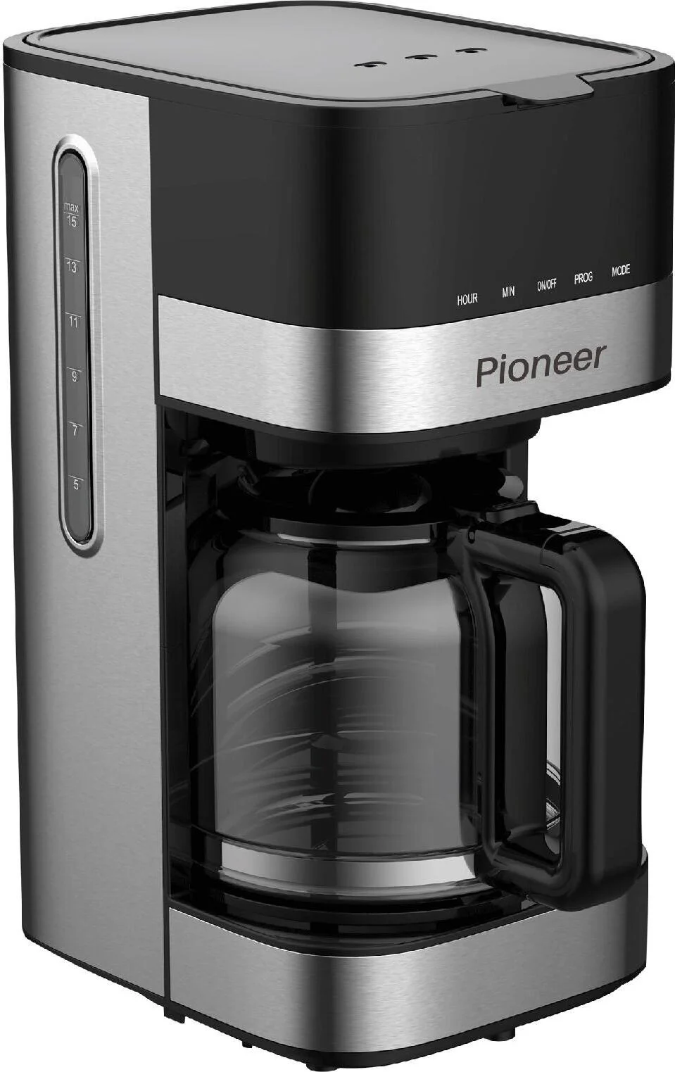 Кофеварка Pioneer CM052D 900Вт, 1,5л, сенсор, Система «капля-стоп»