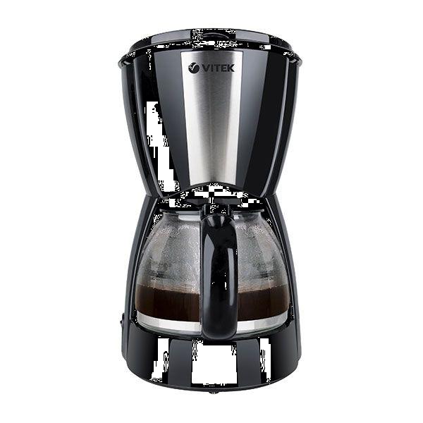 Кофеварка Vitek VT-1503 BK (900Вт., чаша 1,2л., автоподогрев)