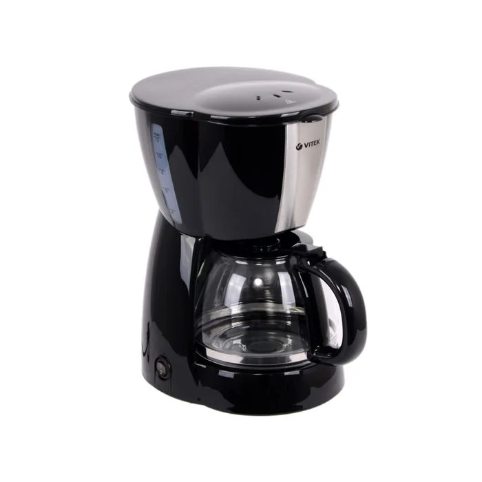 Кофеварка Vitek VT-1503 BK (900Вт., чаша 1,2л., автоподогрев)