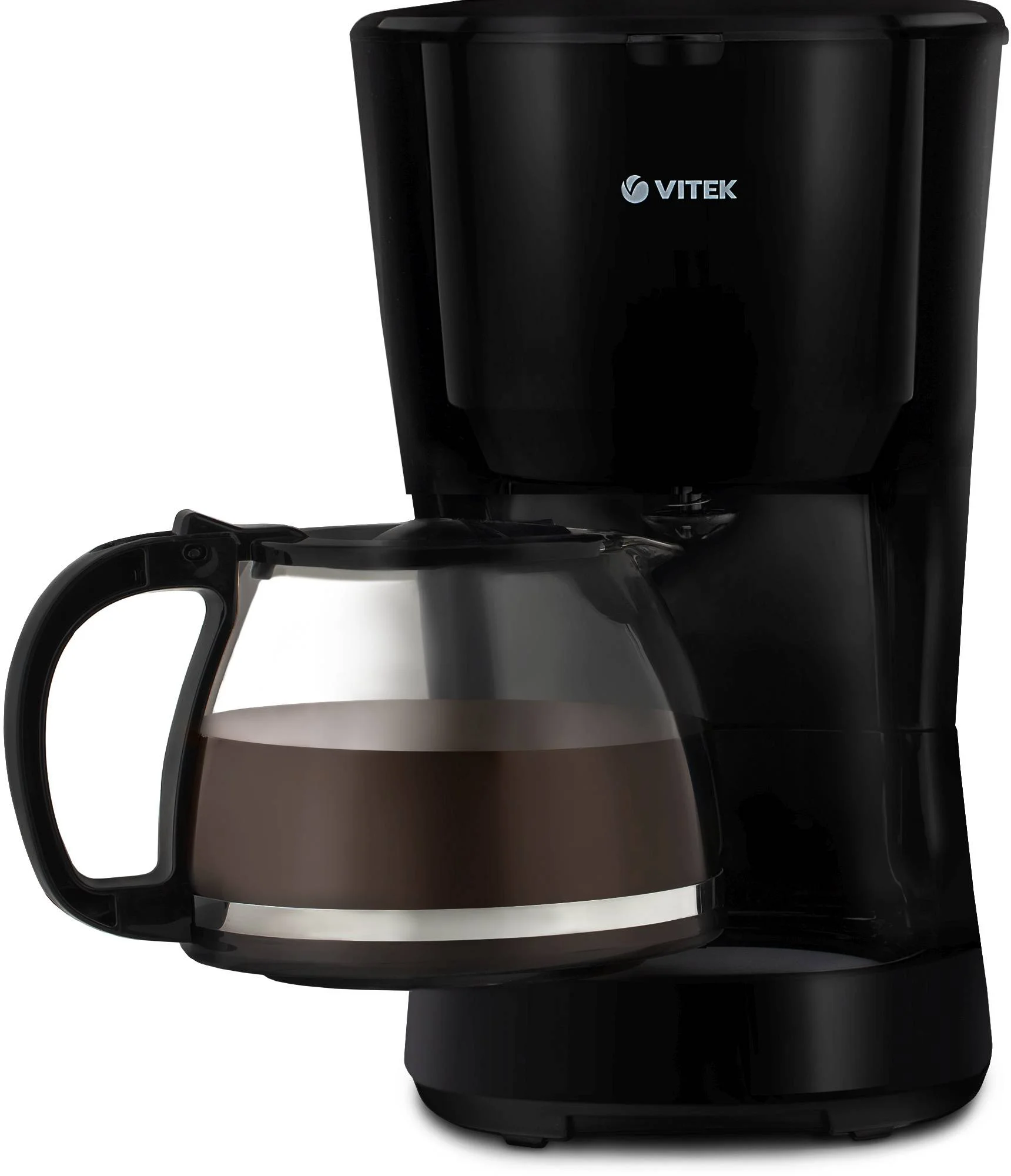 Кофеварка VITEK VT-1528 (BK) (750вт 1,25л,автоподогрев )