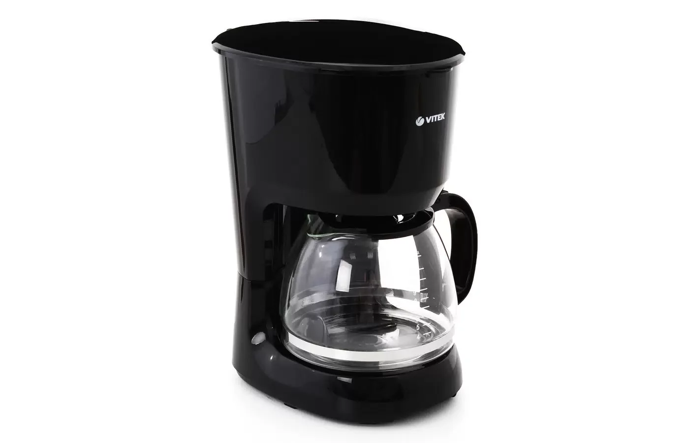 Кофеварка VITEK VT-1528 (BK) (750вт 1,25л,автоподогрев )