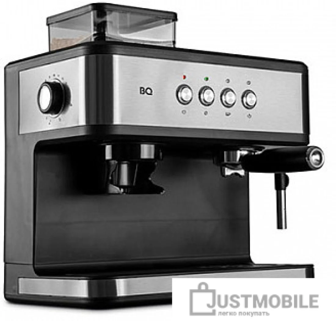 Кофемашина BQ CM1003 Стальной-Черный 1.5 л, 1150 Вт ( 850 Вт + 300 Вт),220-230 В, 50-60 Гц,
