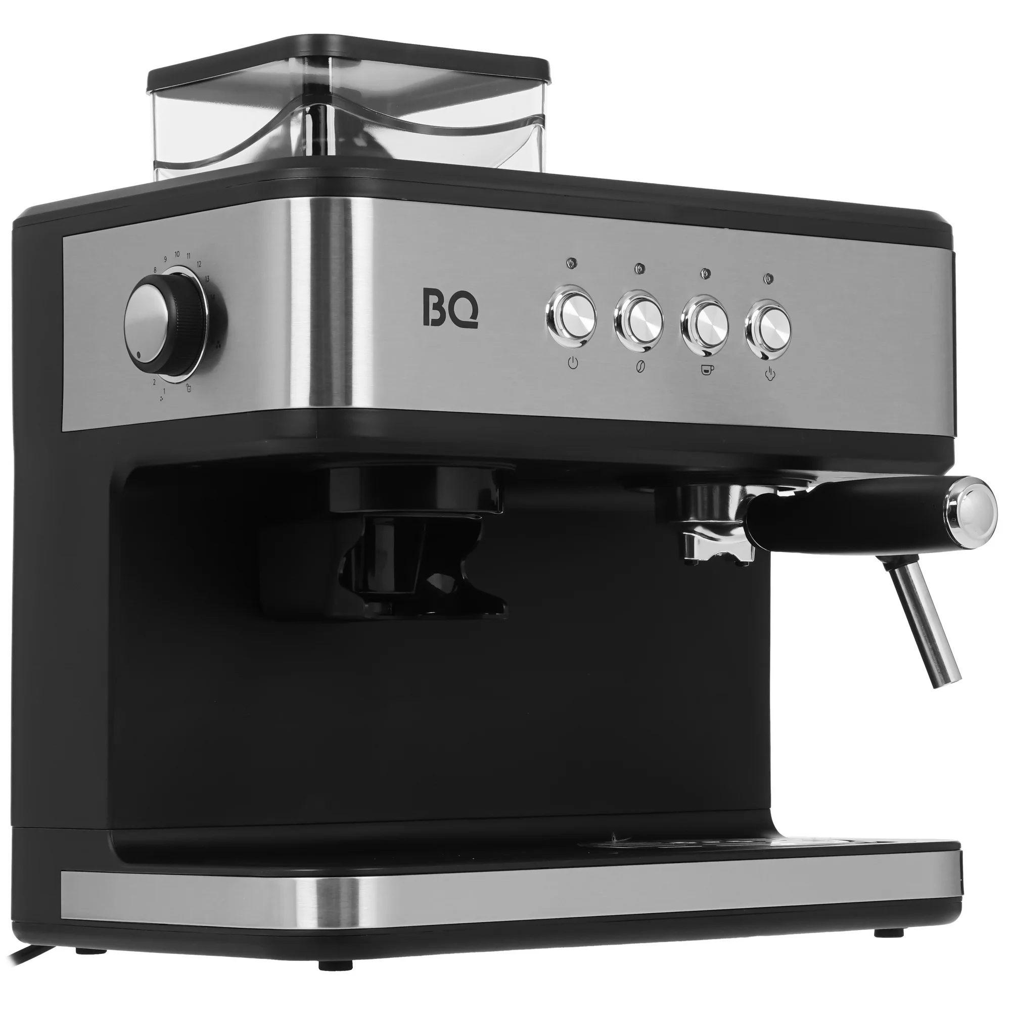 Кофемашина BQ CM1003 Стальной-Черный 1.5 л, 1150 Вт ( 850 Вт + 300 Вт),220-230 В, 50-60 Гц,