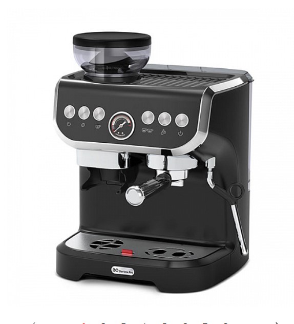 Кофемашина BQ CM5000 Черный 1560 Вт, давление 15 бар, бак 2 л, подогрев.