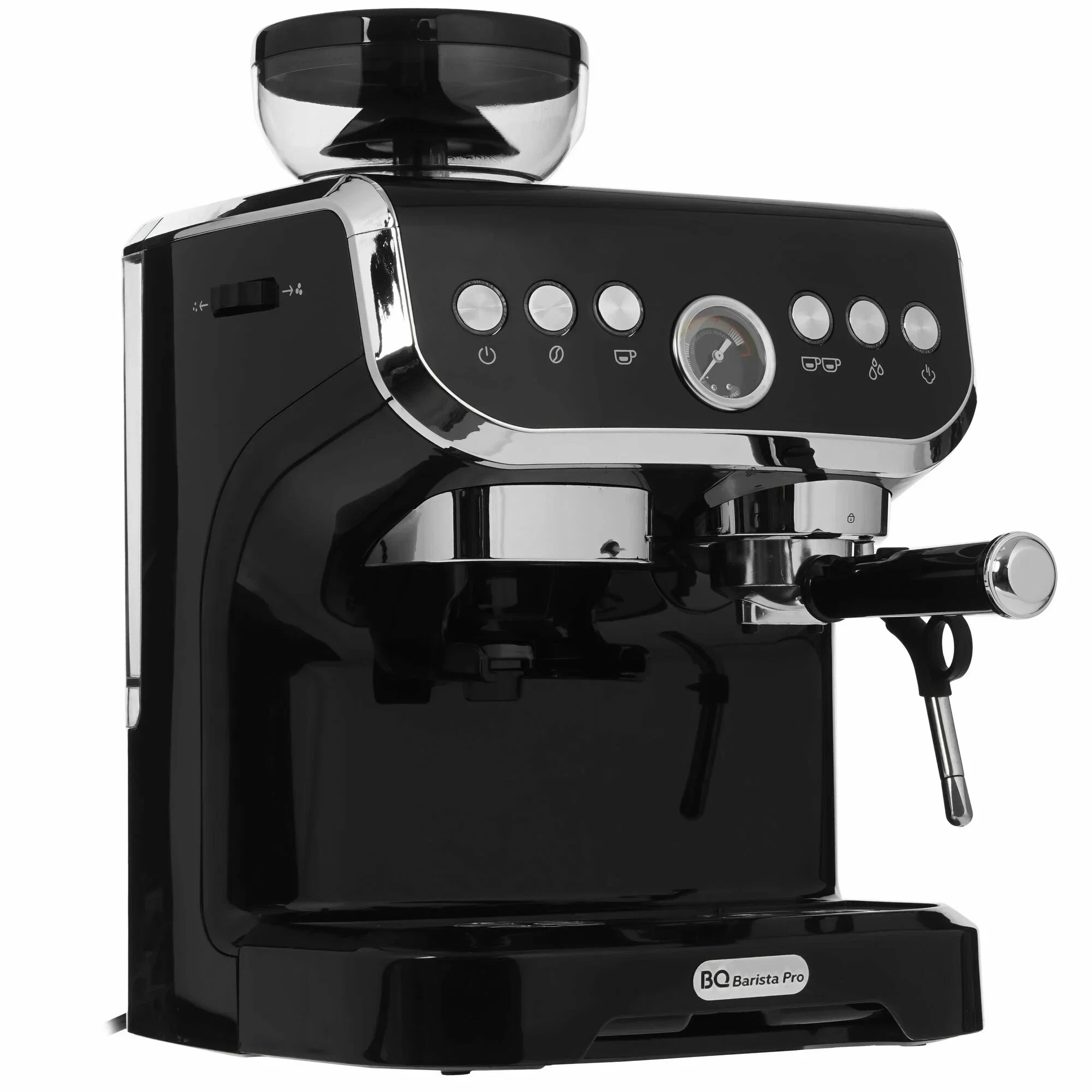 Кофемашина BQ CM5000 Черный 1560 Вт, давление 15 бар, бак 2 л, подогрев.