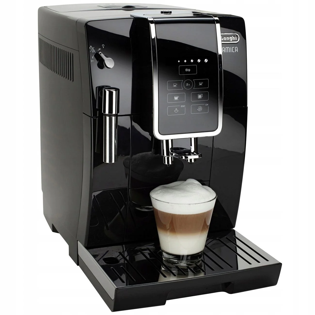 Кофемашина Delonghi Ecam 350.15 b 1450Вт 15 бар емкость 1,8л контейнер 300г. 13 степеней помола.