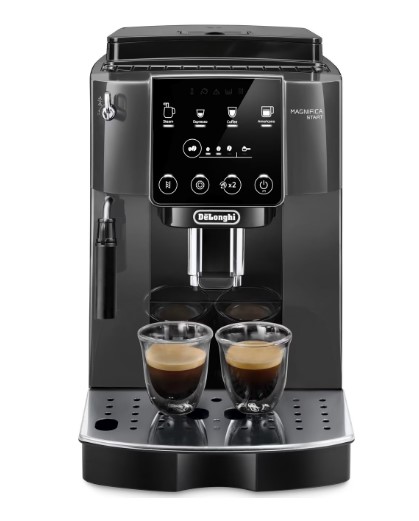 Кофемашина DeLonghi ECAM220.22.GB, черно-серый (1450 Вт, 2 чашки, зерно,промывка)
