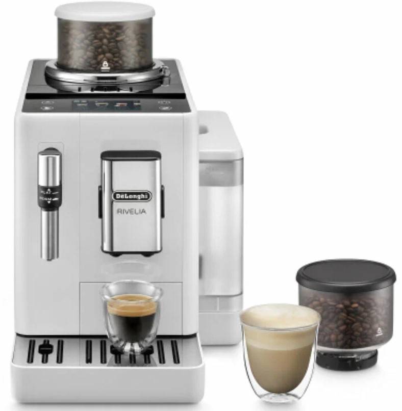 Кофемашина DeLonghi EXAM440.35.W S11 19 бар молотый / зерновой американо, эспрессо, кофе, лонг, лонг