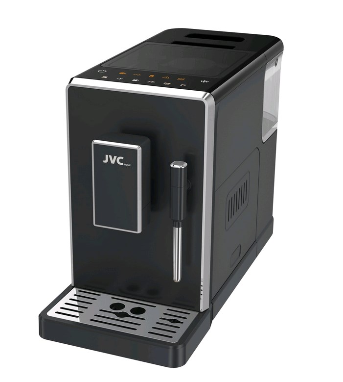 Кофемашина JVC JK-CM85 1350Вт, контейнер 18г. 20 бар,  резерв.1500мл встроен.кофемолка