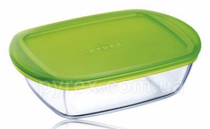 PYREX COOK&STORE Блюдо прямоугольное 23х15х6.5см. с крышкой