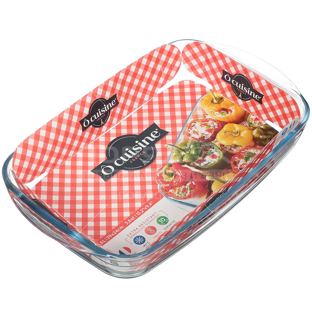 PYREX O CUISINE Блюдо прямоугольное 39x24см