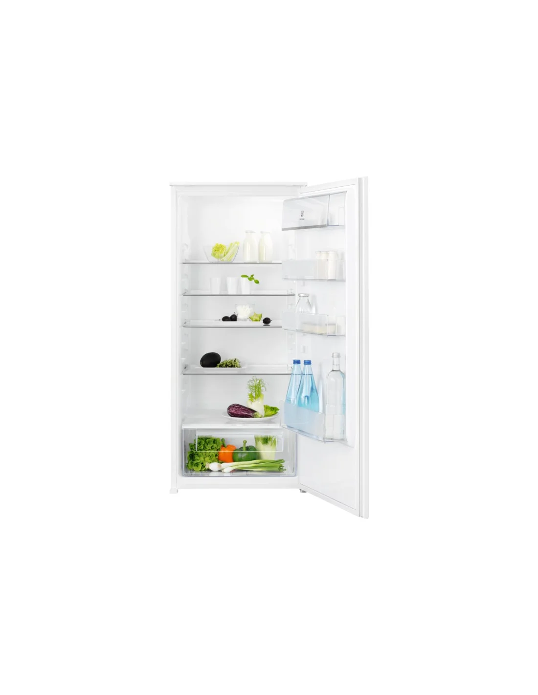 Встраиваемый холодильник Electrolux LRB3AE12S, механическое управление, полезный объем: 208 л, перенавешиваемые двери, 54.8x54.9x121.8 см, белый