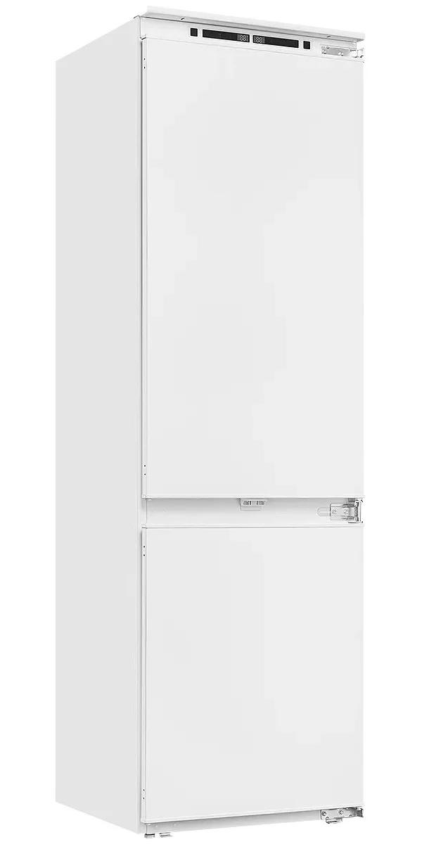 Встраиваемый холодильник Kuppersberg RBN 1760, High-Tech, объем 237 л, скользящий фасад, электронное управление, No Frost, антибактериальный пластик,