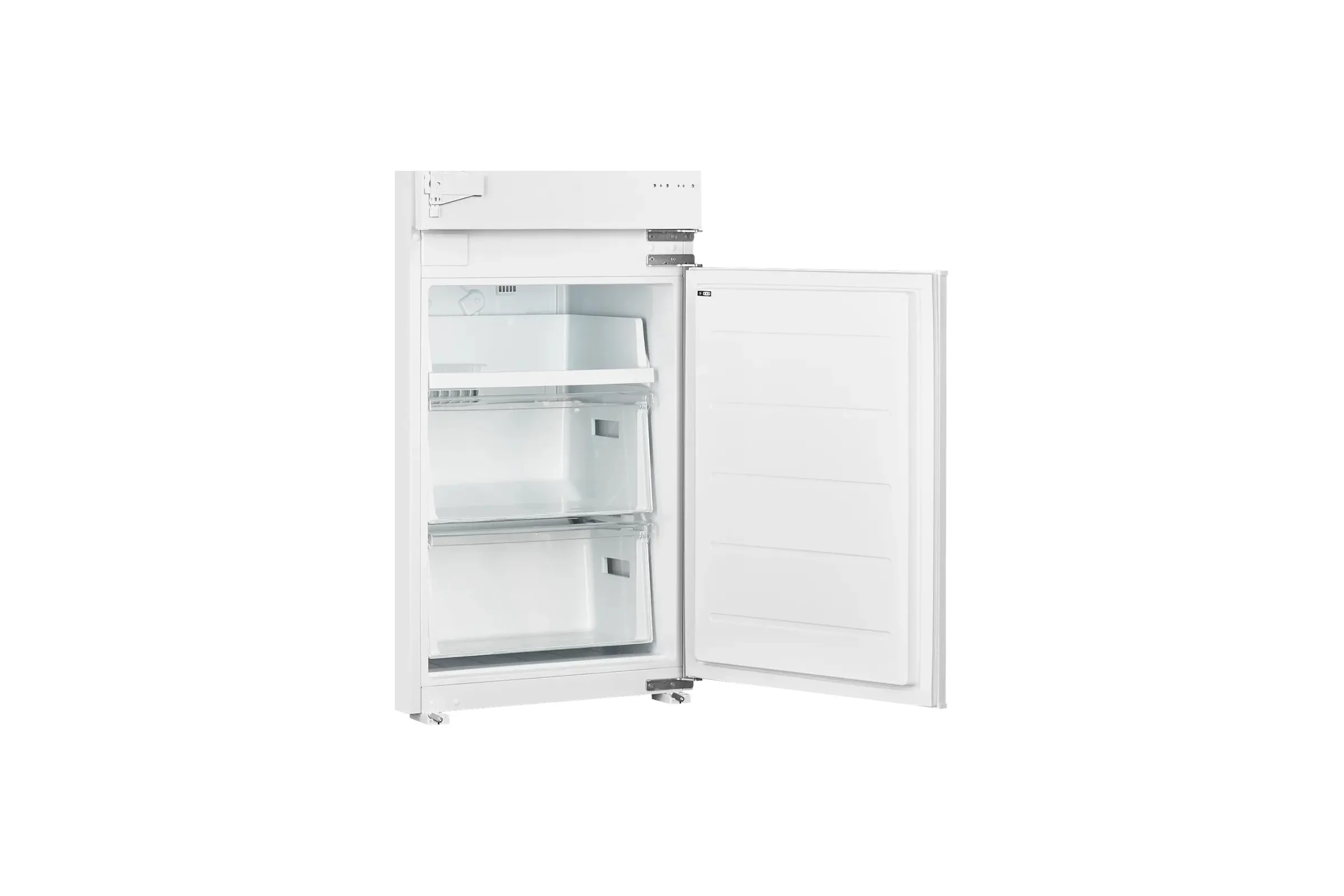 Встраиваемый холодильник Kuppersberg RBN 1760, High-Tech, объем 237 л, скользящий фасад, электронное управление, No Frost, антибактериальный пластик,