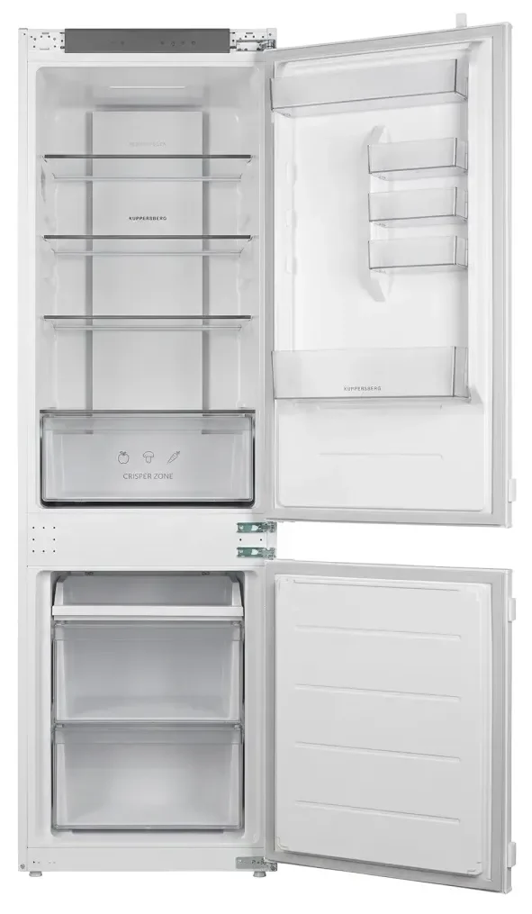 Встраиваемый холодильник Kuppersberg RBN 1762, High-Tech, ВхШхГ 177.2х54х55 см, полезный объем 232 л, Total No Frost, LED освещение, электронное управ