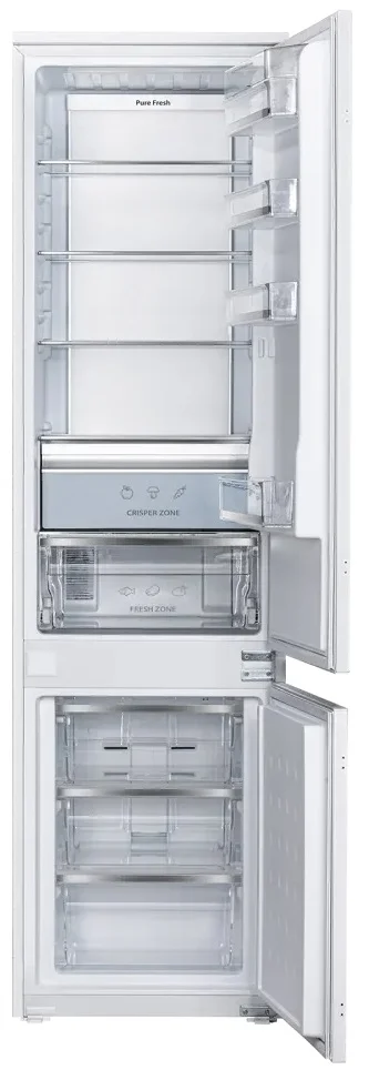 Встраиваемый холодильник Kuppersberg RBN 1962, High-Tech, ВхШхГ 193.5х54х55 см, полезный объем 260 л, Total No Frost, LED освещение, супер заморозка,