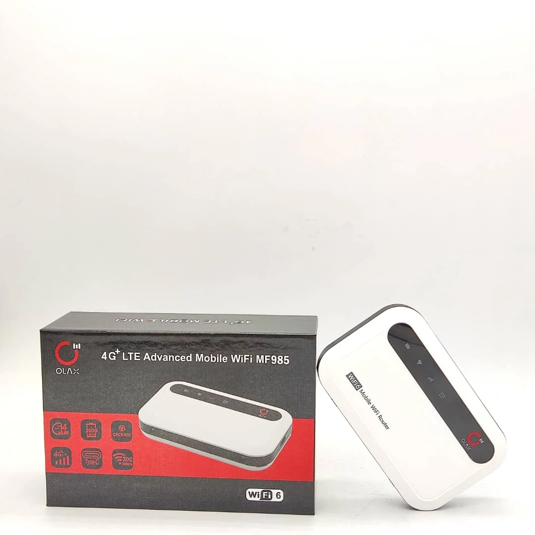 4G Wi-Fi роутер OLAX MF985 (4G LTE 3G 300 Мбит/с. USB все операторы АКБ 3000 мАч; сим карта)