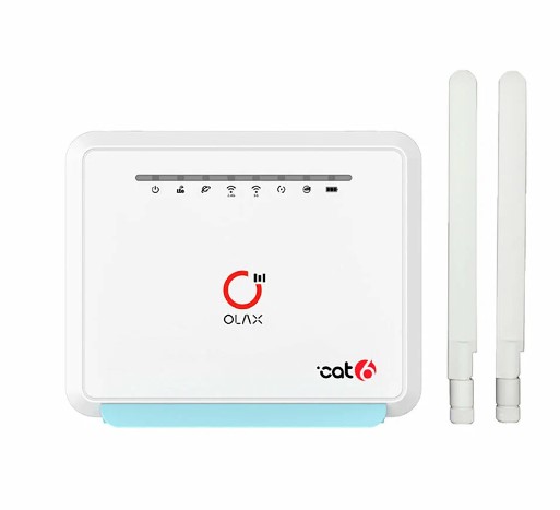 Интернет станция LTE TURBO Router OLAX MC80, AC1200, dual band Wi-Fi, cat.6, GIGABIT, батарея 5000mA