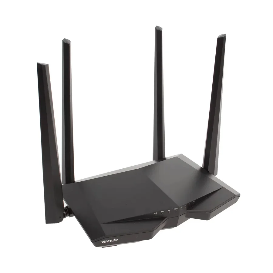 Маршрутизатор Tenda AC6 AC1200 Двухдиапазонный, Wi-Fi маршрутизатор, 4*5 дБи внешние антенны
