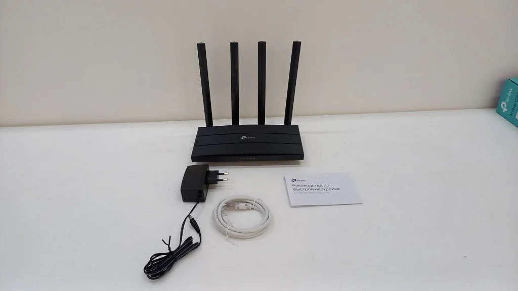 Роутер TP-Link Archer C80 AC1900  Wi-Fi Диапазон 2.4 ГГц/5 ГГц макс.скор.1900. 4 антенны