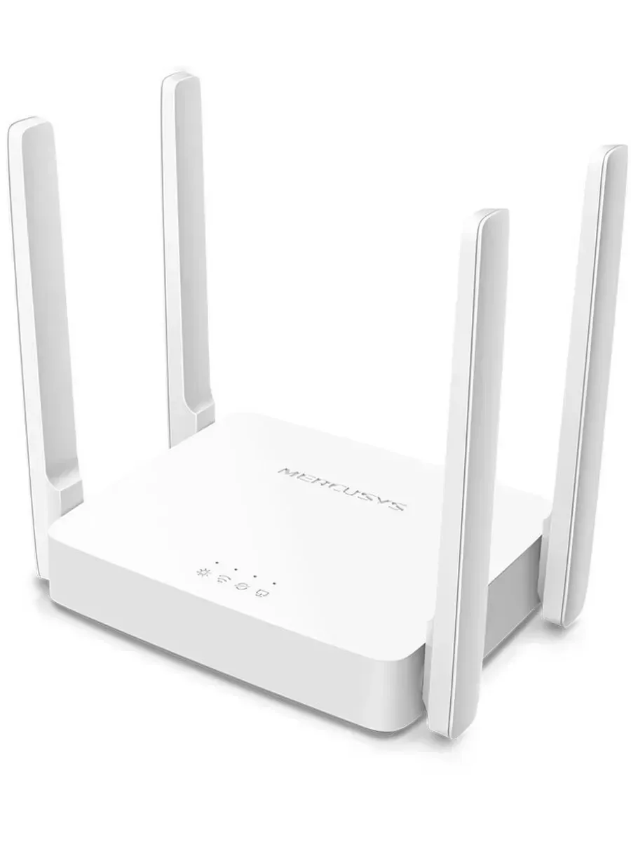 Роутер TP-Link Mercusys AC10 AC1200 Роутер 10/100BASE Белый 2.4 / 5 ГГц, скорость портов: 100 Мбит/с