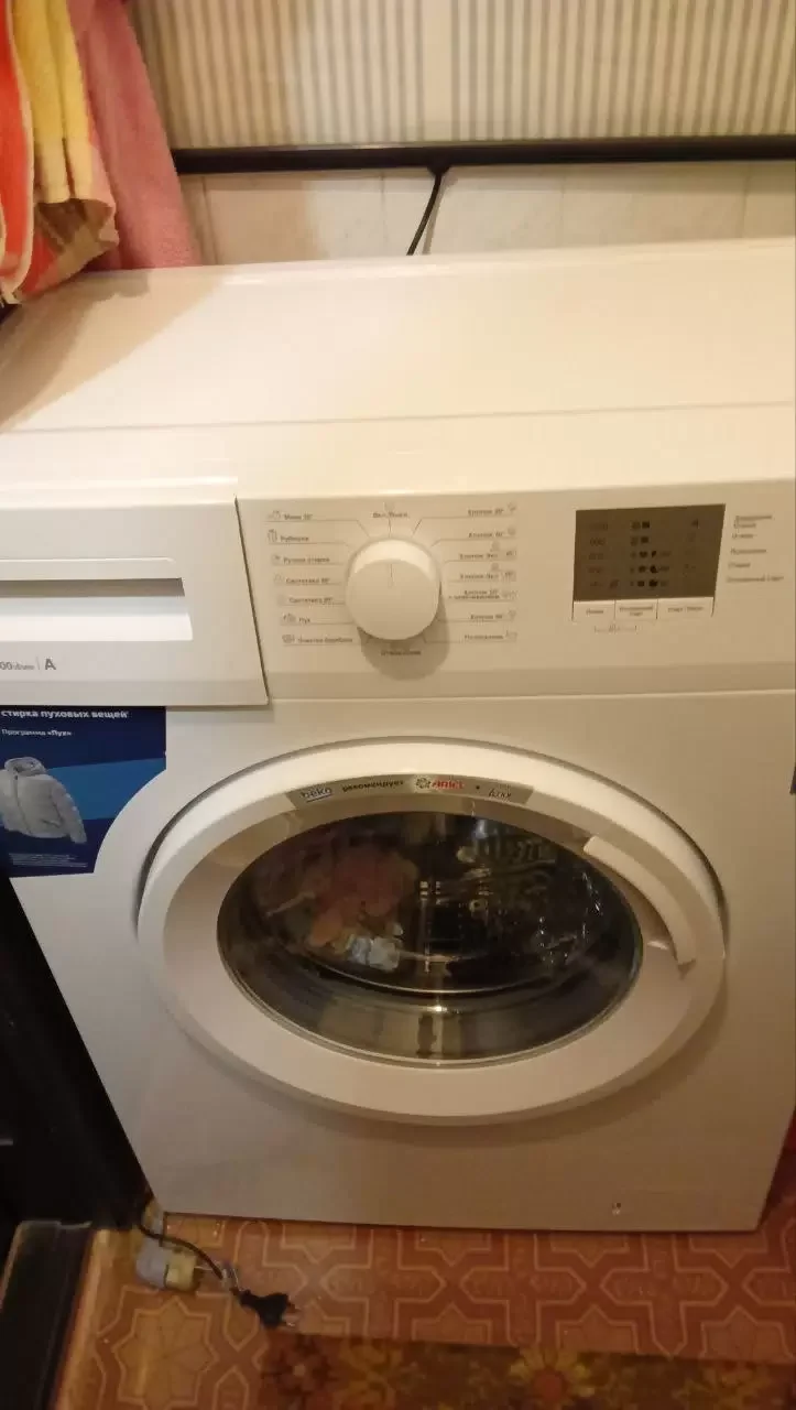 Стиральная машина Beko WRS5511BWW 5кг, 1100 об/мин, 84х36,5х60 см