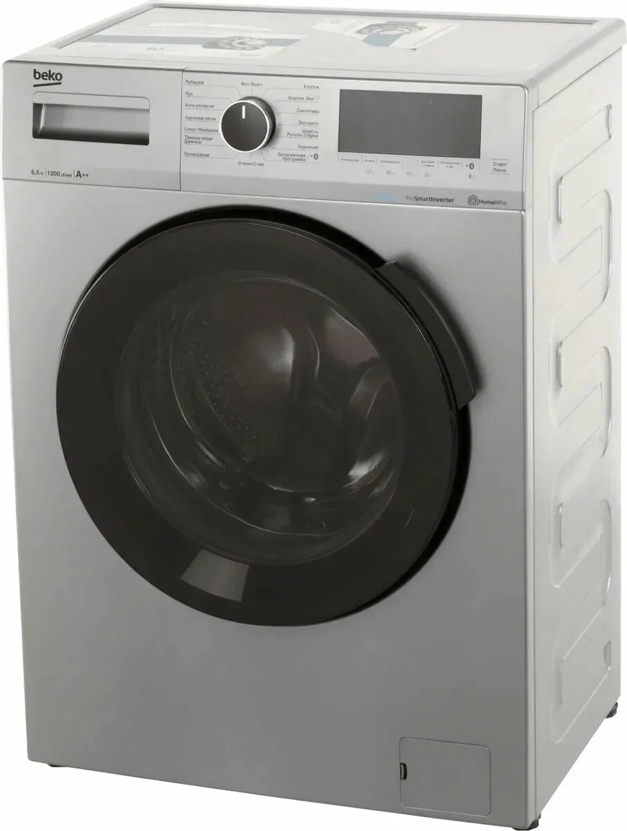 Стиральная машина Beko WSPE6H616S 6,5 кг, 1200об/мин, 59.6 см x 84 см x 39 ИНВЕРТЕР!!!