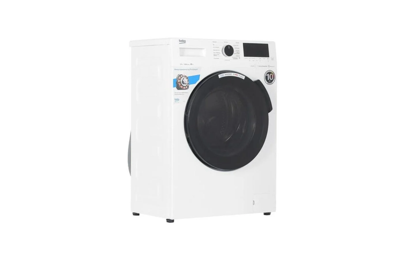 Стиральная машина Beko WSPE6H616W 6,5кг, 1200 об/мин, 59.60х43.90х84 см инвертор пар умный дом