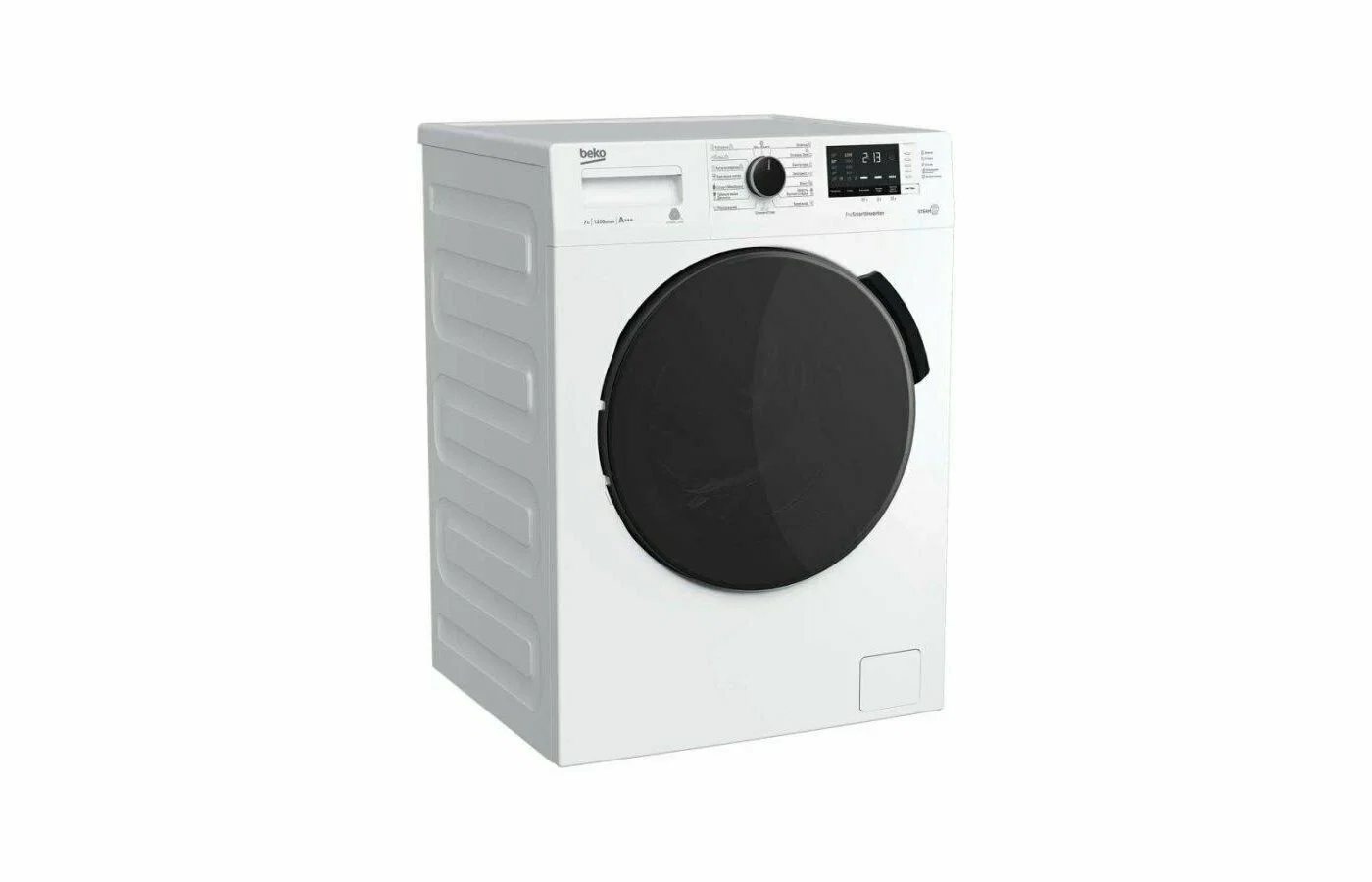 Стиральная машина Beko WSPE7612W кл.:A фронт. макс.:7кг белый,52 л,63 дБ,1200 об/мин,0.15 кВт*ч/кг